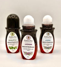 Load image into Gallery viewer, roll on natural deodorant made with silver and floral water