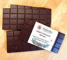 Load image into Gallery viewer, 90% dark chocolate made with organic single origin chocolate and organic honey.  Bursting with flavour
