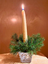 Load image into Gallery viewer, Beeswax Tapered candles 9" pure burns for 8 hrs. clean burn 
