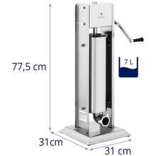 Load image into Gallery viewer, Sausage Stuffer Upright, 15lb / 7kg - KT-A-7
