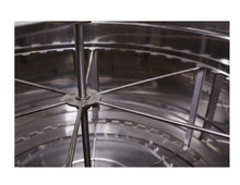 Load image into Gallery viewer, 12 deep frame langstroth  or 24 shallow frame extractor.  Radial Extractor, Konigin Honey Extractor, stainless steel.  TUV Rheinland certified by German Engineering standards.  
