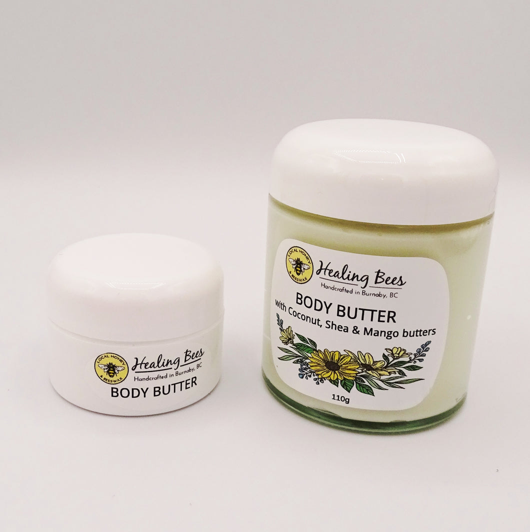 body butter for dry skin by healing bees. this is the best cream for dry skin, healing and nourishing with natural ingredients