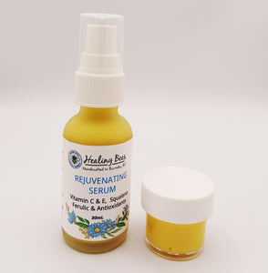 A 100% natural formula that is packed with antioxidants, hydrating agents, specialty oils, moisturizers and anti wrinkle components. made with vitamin C and vitamin E and Ferulic acid