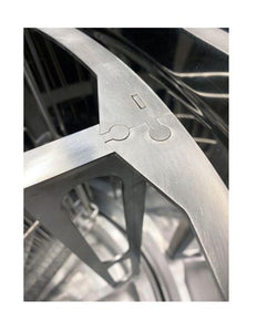 16 deep frame langstroth or 32 shallow frame extractor. Radial Extractor, Konigin Honey Extractor, stainless steel. TUV Rheinland certified by German Engineering standards.