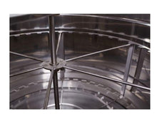 Load image into Gallery viewer, 20 deep frame langstroth or 40 shallow frame extractor. Radial Extractor, Konigin Honey Extractor, stainless steel. TUV Rheinland certified by German Engineering standards.
