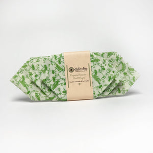 Healing Bees Natural Skincare - Organic Beeswax Food Wraps.  made with organic cotton, organic beeswax 