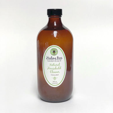 Healing Bees Natural Skincare - Natural Household Cleaner.  The natural orange and lavender smell leaves your house fresh.  The silver in this product is a natural antimicrobial, effective against bacteria, yeast and mold.