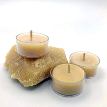 Load image into Gallery viewer, pure beeswax tealight candles burn clean
